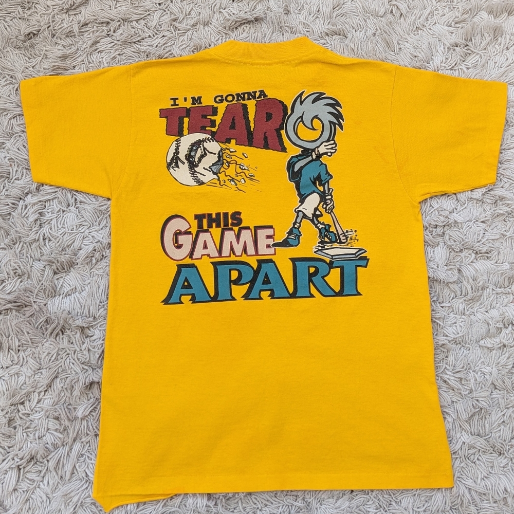 Vtg Chump Ogio T Shirt Youth L "I'm Gonna Tear This Game Apart" Baseball YL